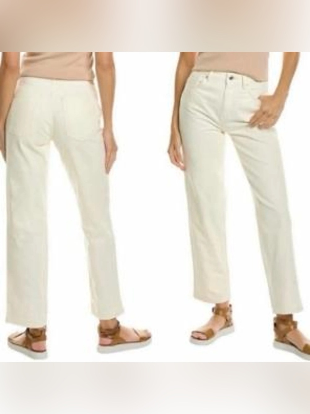 We the free THE PACIFICA HIGH RISE SLIM STRAIGHT LEG size 28